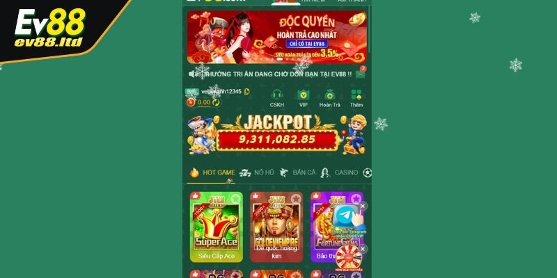 Hướng dẫn chi tiết cách sử dụng chế độ chơi thử EV88