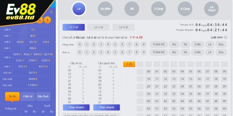 Lô đề EV88 Đà Lạt