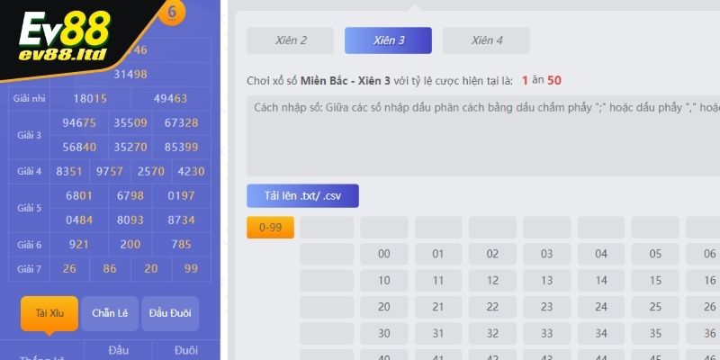 Sử dụng giải ĐB để ghép số 