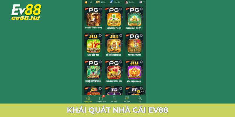 Khái quát nhà cái EV88 
